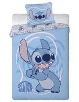 Disney 2 pièces Linge de lit Stitch 70x90 cm Bleu clair - 0