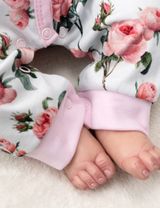 Baby Sweets 2 Teile Set Schleife Floral rosa - 5