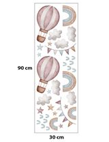 SIPO Wandaufkleber 90x30 cm Heißluftballon - 1