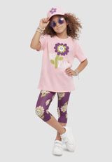 Denokids Set Geblümt pink 98 - 7