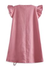 Denokids Kleid Unifarben pink 98 - 1