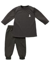 MaBu Kids 2 pièces Pyjama Ours blanc Bruno, l'ours polaire Gris foncé 4-5A (110 cm) - 0