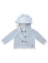 Rock A Bye Baby Boutique Strickjacke Strick Kapuze blau 56/62 (0-3 Monate) - 1