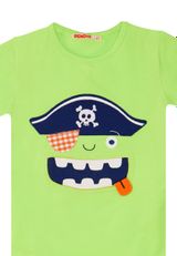 Denokids CFF-20Y1-317 Monkey Plaid Shorts Set Jungen gruen 104 - 3