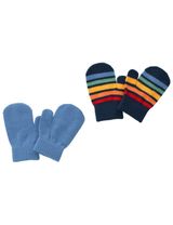 Villervalla 2 Teile Handschuhe 1-3 Jahre blau - 0