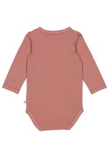 Müsli by Green Cotton Langarmbody Unifarben rosa 62 - 1