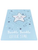 Teppich Star Sterne hellblau 80x120 - 0