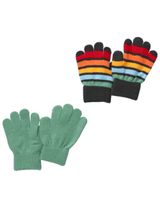 Villervalla 2 Teile Handschuhe grün 128/152 (8-12 Jahre) - 0