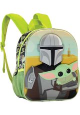 Star Wars The Mandalorian Eyes-Small 3D Rucksack 31x26x11 cm gruen gruen Onesize Kinder - 2