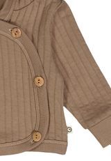 Müsli by Green Cotton Babyjacke Unifarben braun 50 - 2