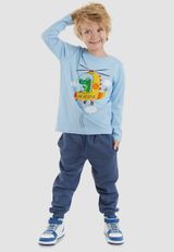 Zweiteiler Jungen blau 110 - 6