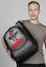 Marvel Spiderman Spin-PLUS Running Rucksack 34x46x21 cm schwarz grau Onesize Kinder - 4
