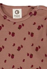 Müsli by Green Cotton Babylangarmshirt Print rosa 80 - 2