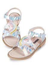 Denokids Unicorn Sandale Mädchen silber 31 - 2