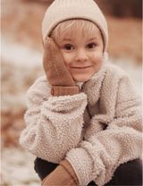 BabyMocs Handschuhe Fleece beige Onesize Kinder - 4