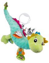 Playgro Sensory Friend Hängespielzeug Rassel 37 cm 0+ Monate bunt Drache Dusty - 0