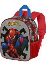 Marvel Spiderman Symbol-Elite 3D Rucksack 23x23x6 cm rot grau Onesize Kinder - 0