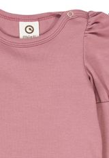 Müsli by Green Cotton Langarmbody Unifarben rosa 56 - 2