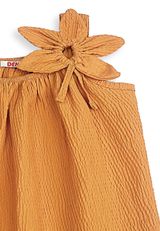 Denokids Kleid Unifarben gelb 140 - 2