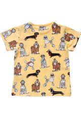 Villervalla T-Shirt Hunde gelb 140 - 1