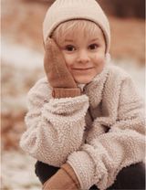 BabyMocs Handschuhe Fleece braun Onsesize Babys - 4