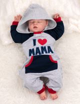 Baby Sweets Strampler I love Mama rot 74 (6-9 Monate) - 1