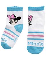 Disney Strümpfe Minnie Mouse Streifen blau 98/104 (3-4 Jahre) - 0
