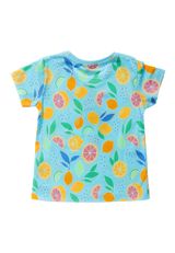 Villervalla T-Shirt Früchte hellblau 140 - 1