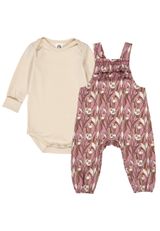 Müsli by Green Cotton Set Blumen rosa 56 - 0