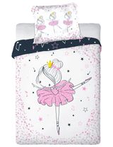 Faro Tekstylia Linge de lit Danseuse étoile 135x100 cm Blanc - 0