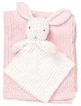 Snuggle Tots 2 pièces Ensemble Lapin 75x75 cm Blanc - 0