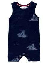 Ebbe Kids Strampler navy Navy Ships 62 (0-3 Monate) - 0