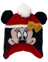 Disney Wintermütze Minnie Mouse Punkte rot 80/86 (12-18 Monate) - 0