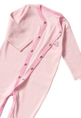 Aptex 51053163 Strampler mit Teddy-Print pink 74/80 (9-12 Monate) - 2