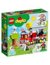 LEGO® DUPLO® 21 Stück LEGO® Feuerwehrauto 17x28x17 cm 2+ Jahre bunt - 1