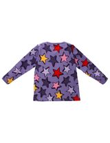 Villervalla Langarmshirt Sterne lila 98 (2-3 Jahre) - 1