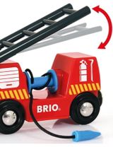 Brio 4 Teile Holzeisenbahn Zubehör Feuerwehr-Löschzug World CE-zertifiziert 3,4x4,9x24,2 cm 3+ Jahre rot - 4