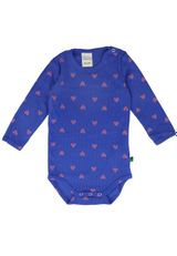 Fred s World by Green Cotton Langarmbody Punkte blau 62 - 0