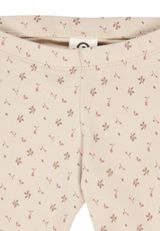 Müsli by Green Cotton Babyleggings Blumen beige 68 - 2