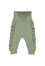 Müsli by Green Cotton Babyhose Unifarben grün 56 - 0