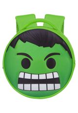 Marvel Hulk Send-Emoji Rucksack 23x23x6 cm grün gruen Onesize Kinder - 1