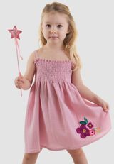 Kleid Mädchen pink 110 - 4