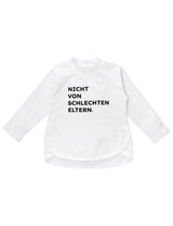 Baby Sweets Langarmshirt Nicht von schlechten Eltern Grüße, Gemüse weiß 80 (9-12 Monate) - 0