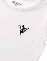 MaBu Kids T-shirt à manches longues Petite Fée Blanc 18-24M (92 cm) - 2