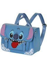 Disney Lilo and Stitch Tongue-Satchel Shoulder Bag-Backpack 27x20x11,5 cm einfarbig blau Onesize Kinder - 0