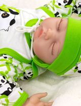 Baby Sweets 3 Teile Set Happy Panda grün 62 (0-3 Monate) - 7
