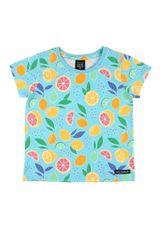 Villervalla T-Shirt Früchte hellblau 140 - 0