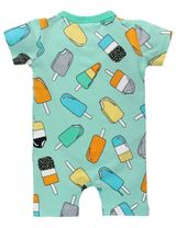 Villervalla Strampler Eis grün - 1