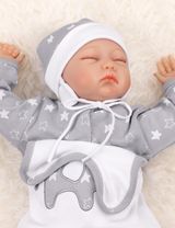 Baby Sweets 3 Teile Set Elefant Little Elephant Sterne weiß - 8