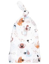 NINI Mütze Hund weiß 62 (0-3 Monate) - 0